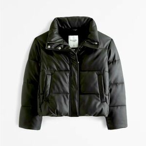Abercrombie Vegan Leather Puffer